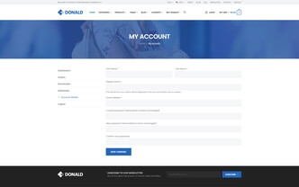 Donald html5 template
