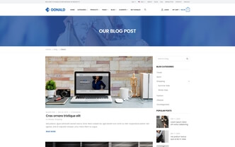 Donald html5 template