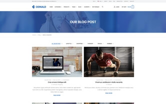 Donald html5 template