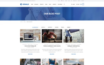 Donald html5 template
