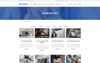 Donald html5 template