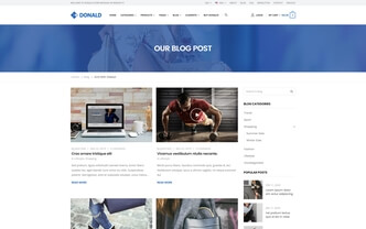 Donald html5 template