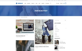 Donald html5 template