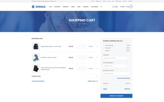 Donald html5 template