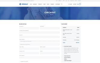 Donald html5 template