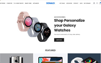 Donald html5 template demo-30