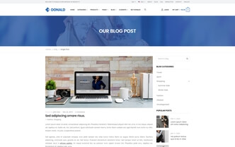 Donald html5 template