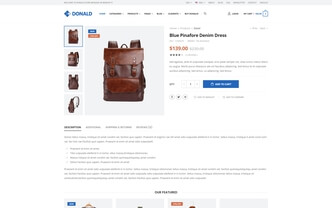 Donald html5 template