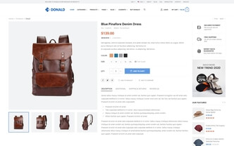 Donald html5 template