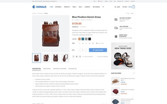 Donald html5 template