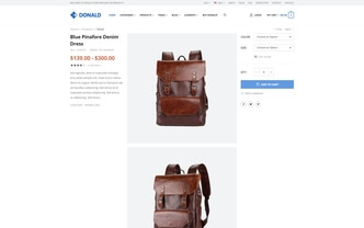 Donald html5 template