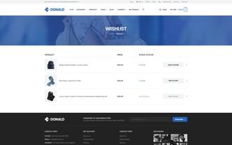 Donald html5 template